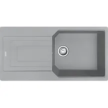 Franke Urban UBG 611-100 links Einbauspüle steingrau Excenterbetätigung 1000 x 500 mm