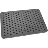 SEZAM Gussrost mit Löchern Ofenrost Ascherost Gußrost Kaminrost passend Kaminofen Tafelrost Rost Ofengitter Feuerrost Kohlerost Eckrost verschiedene Abmessungen (29,5 x 19,5 cm)