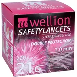 Med Trust GmbH Wellion Safetylancets 21 G 2 mm Sicherheit.Lanz.