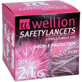 Med Trust GmbH Wellion Safetylancets 21 G 2 mm Sicherheit.Lanz.