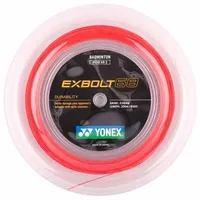Yonex Badmintonsaite Exbolt 68 (Haltbarkeit) rot 200m Rolle,
