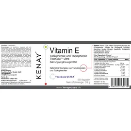 Kenay TocoGaiaTM Ultra Vitamin E Kapseln 60 St.
