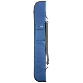 J. Parker Billardqueue J. Parker Queuetasche 1/2 Blau Nylon für Queues., Hochwertiges Nylongewebe, abnehmbarer Tragegurt blau