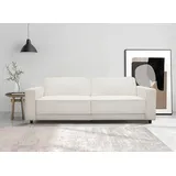 dorel home Schlafcouch 3-Sitzer Velours Beige