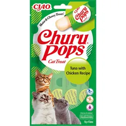 INABA CAT Churu Pops Thunfisch Huhn 4x15g
