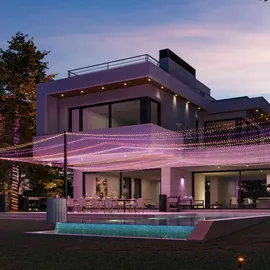 Philips Hue Festavia Lichterkette 20 m 250 Mini-LEDs dimmbar