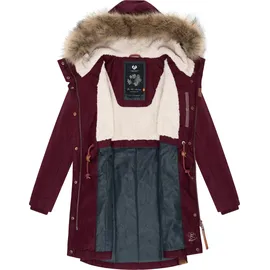 Ragwear Winterparka Tawny hellbraun / weinrot XXL