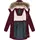 Ragwear Winterparka Tawny hellbraun / weinrot XXL