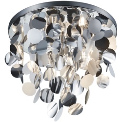 Decken Lampe dimmbar Schlaf Zimmer FERNBEDIENUNG Behang Leuchte im Set inkl. RGB LED Leuchtmittel