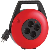 Hedi Hedi, Kabelbox 15m H05VV-F3G1,5, IP20, rot/schwarz