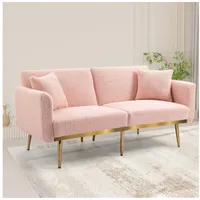 REDOM Sofa Schlafsofa, Akzentsofa, 65.35*30.71*30.31zoll rosa