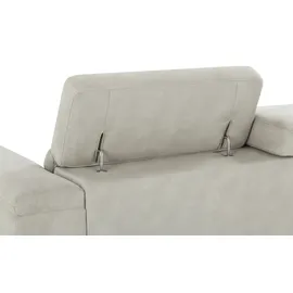U N O Sports uno Ecksofa Mikrofaser Isabeli , grau , Maße (cm): B: 299 H: 72 T: 211.0