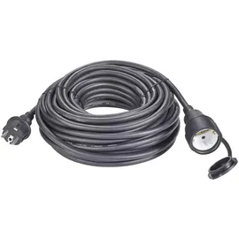 Renkforce Sygonix 1373173 Strom Verlängerungskabel 16 A Schwarz 20.00 m H07RN-F 3G 1,5 mm2