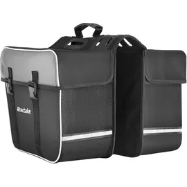 Tectake Georg Fahrradtasche Satteltasche schwarz