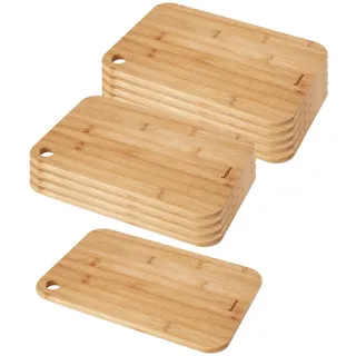 Metaltex Schneidebrett Bambus 10-tlg. 30 x 20 cm Braun