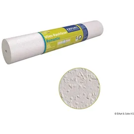 Erfurt Vlies Rauhfaser Romantic 15,0 x 0,53 m 1 Rolle weiß 1000310