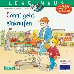 CARLSEN 9783551084125 LESEMAUS 82: Conni geht einkaufen