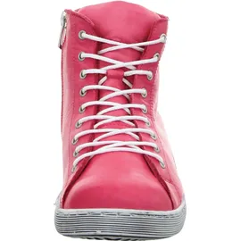Andrea Conti Damen High Top Sneaker Schnürer Leder dynamisch 0341500, Koralle,36 EU