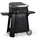cozze Outdoor-Tisch 127 x 64,5 x 74,5 cm Stahl schwarz