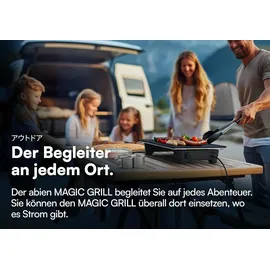 abien Magic Elektrogrill 950W schwarz