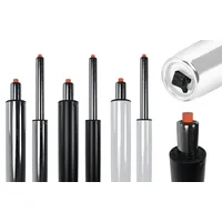 CLP Gasdruckfeder für Bürostühle weiß 5cm, Länge 266-355mm