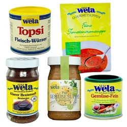 WELA Gourmet Probier-Set – Vielseitige Würze und feine Suppen für Genießer