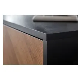 KADIMA DESIGN Lowboard Holz / Eiche-Dekor 163x45x40 cm TV-Kommode mit zwei | Gr.: onesize