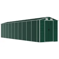 VidaXL Gerätehaus Grün 191x895x198 cm Verzinkter Stahl 1843966