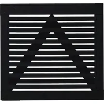 Plus Gartentor 100 x 93 cm Schwarz