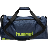 hummel Core Sports Bag DARK DENIM/LIME punch