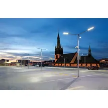 KANLUX LED Auslegerleuchte grau schwenkbar IP65 60 W