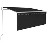 vidaXL Markise 3,5 x 2,5 m grau