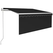 vidaXL Markise 3,5 x 2,5 m grau