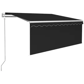 vidaXL Markise 3,5 x 2,5 m grau