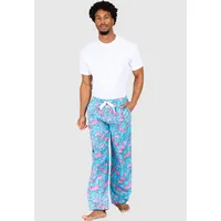 Lousy Livin Pant Greater Flamingos Pyjama-Hose Blau/Pink S