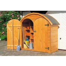 Promadino Geräteschrank 1,95 x 0,83 m Braun