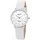 REGENT Damenuhr Edelstahl/Keramik Weiß Ø 34 mm | Weiß