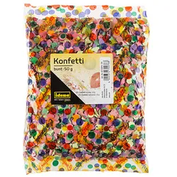 Idena Konfetti bunt 50,0 g