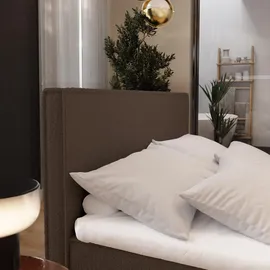 masseno Boxbett 160 x 200 cm Braun