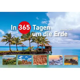 labonté buch + kalender gbr In 365 Tagen um die Erde Aufstellkalender 2027