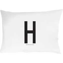 Arne Jacobsens Vintage ABC Kissenbezug Buchstabe H