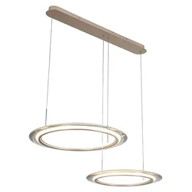 Novel Lakewood 3-flg. 85,00 cm länglich/silber/Aluminium