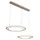 Novel Lakewood 3-flg. 85,00 cm länglich/silber/Aluminium