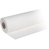 Deinpack 6 x Airlaid Tischdeckenrolle weiß 25m x 1,2m - Hochwertige Tischdecke