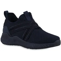 Damen Slip Ons in Dunkelblau