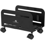 Maclean Brackets Maclean MC-851 Universal Computer Ständer mit Rollen Mobiler CPU-Ständer Computerwagen bis 10kg Rollwagen PC Desktop