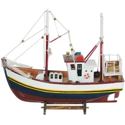 Signes Grimalt  Statuetten und Figuren Fischerboot  in Weiss, Einheitsgrösse