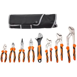 VEVOR Zangen-Set, Nutgelenkzange, 8-teilig, Hartstahl, 12"/10"/8"/6"