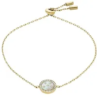 Fossil Damen Gold-Ton Edelstahl Armband, JF04866710