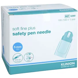 Mediq Deutschland GmbH Klinion Soft fine plus safety pen needle 30G 5mm